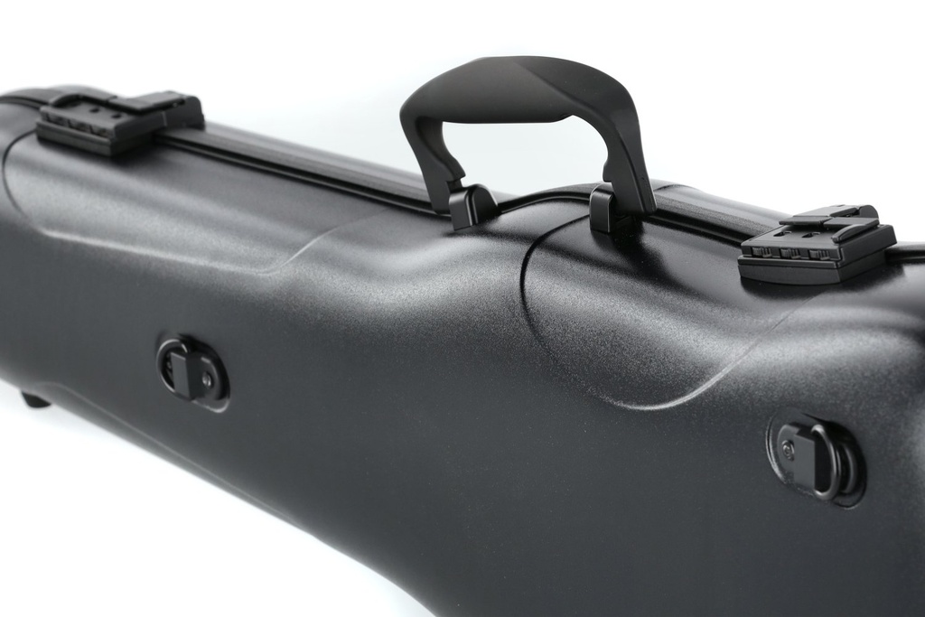 GEWA Violin Case, Air 1.7, Shaped, 4/4, Black/Black, Matte, Subway Handle, Made in Germany