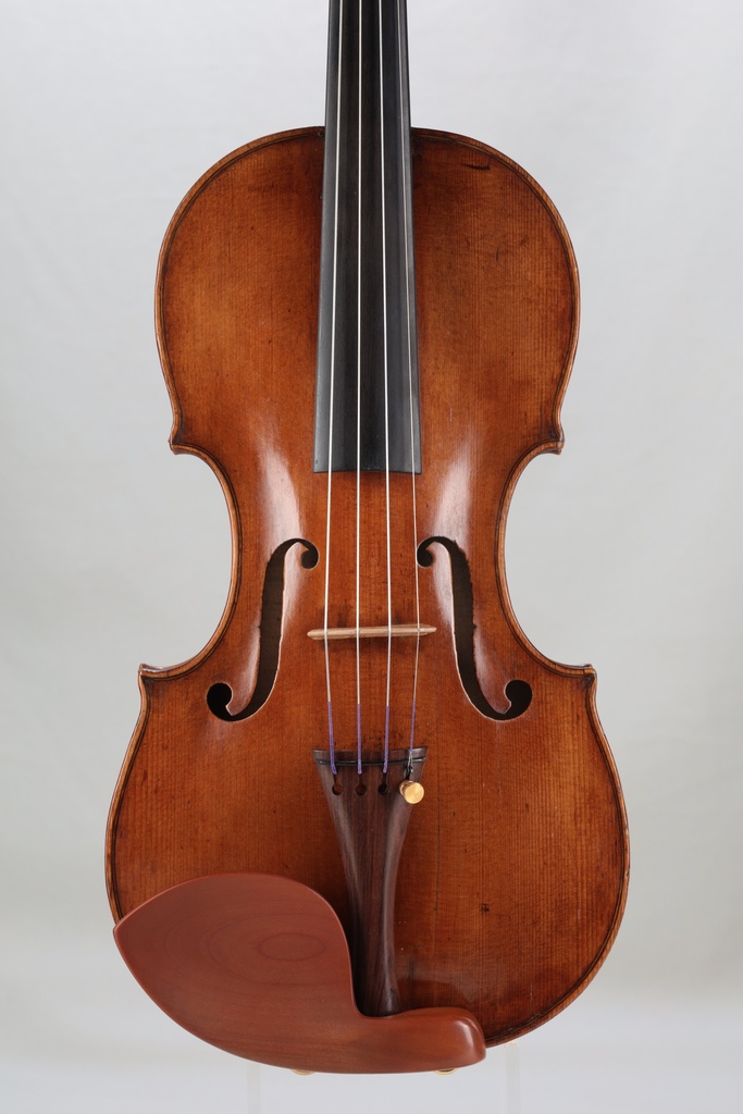 Violin, likely English, c. 1800, Labeled Claude Pierray, Paris, 1715