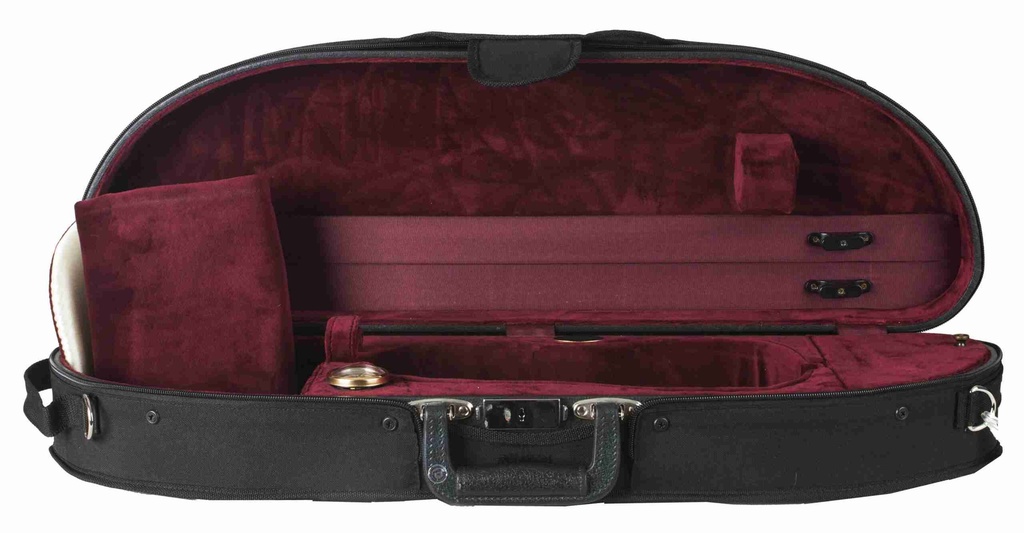 Bobelock Half Moon Violin Case with Velour interior- 1/2 Size