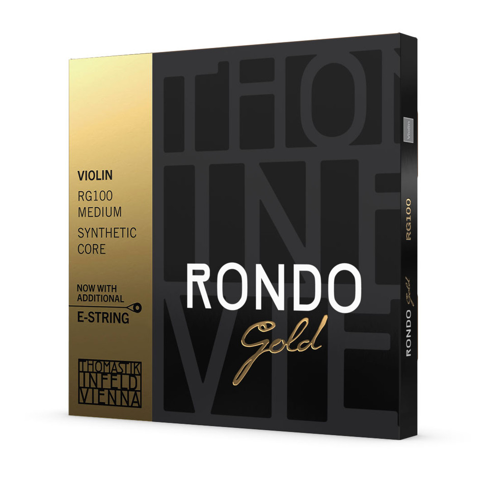 Rondo Gold Violin Set with 2 E strings