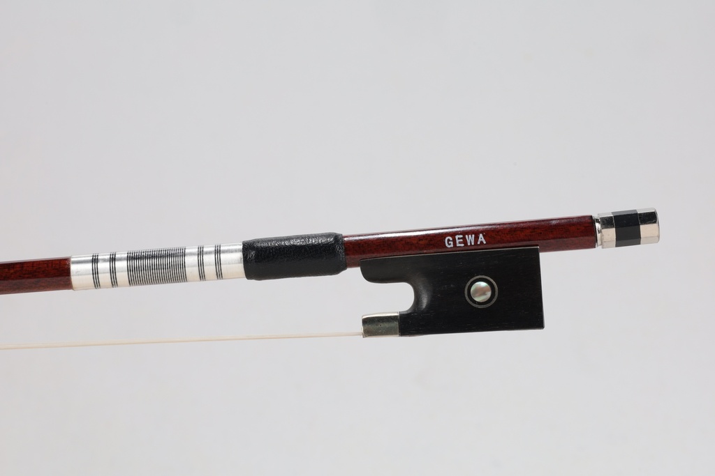 Gewa Violin Bow, Carbon-Wood Laminate, Full-Lined Nickel, 4/4	