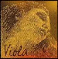 Evah Pirazzi Gold Viola C String, Ropecore/Tungsten     