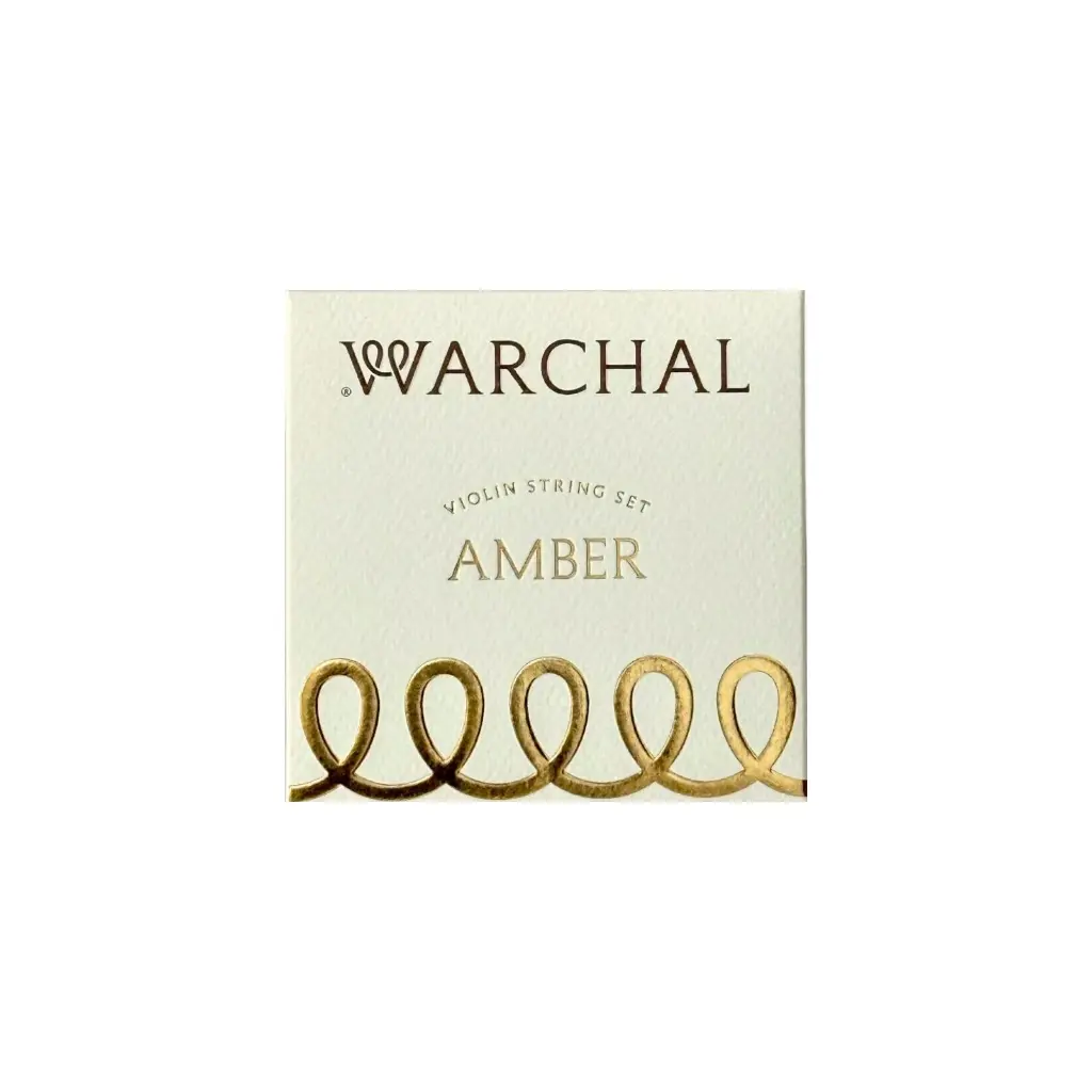 Warchal Amber Violin E String, Medium, Ball-End Stainless Steel, w/increased elasticity,  4/4 