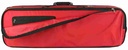 [1003Puffy Red] Bobelock Featherlite Oblong Puffy Violin Case- 4/4 Size (Red)