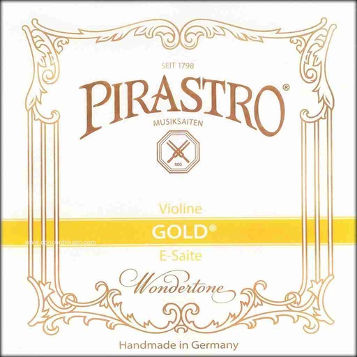 Pirastro Gold Label E Violin String, 4/4 Size