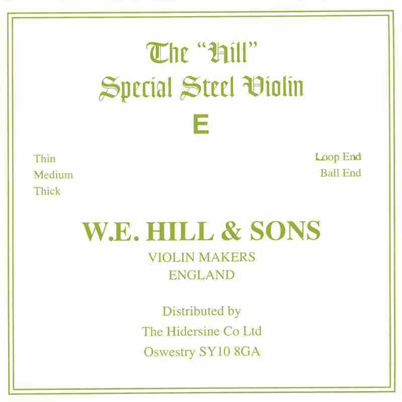 Hill Violin E String, 4/4 Size