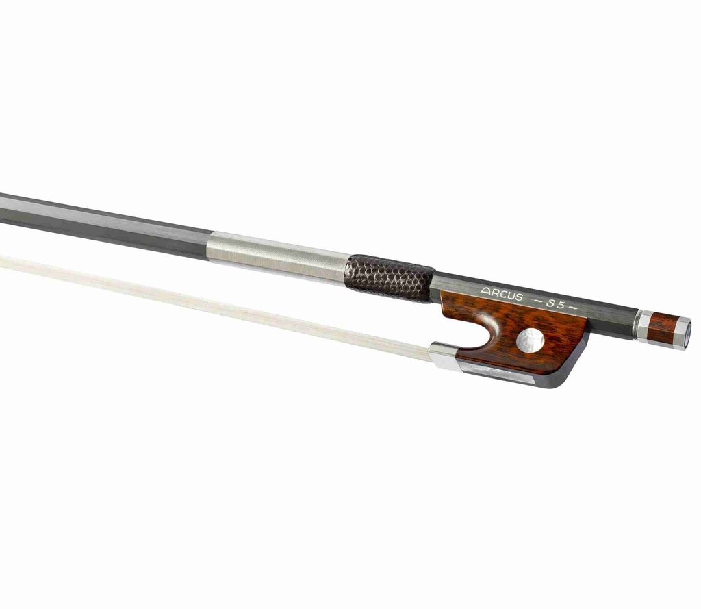 Arcus Violin Bow, S5 , Stainless Steel, Round & Octagonal