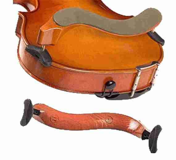 Mach Viola Shoulder Rest with Hook, Maple Wood, Large