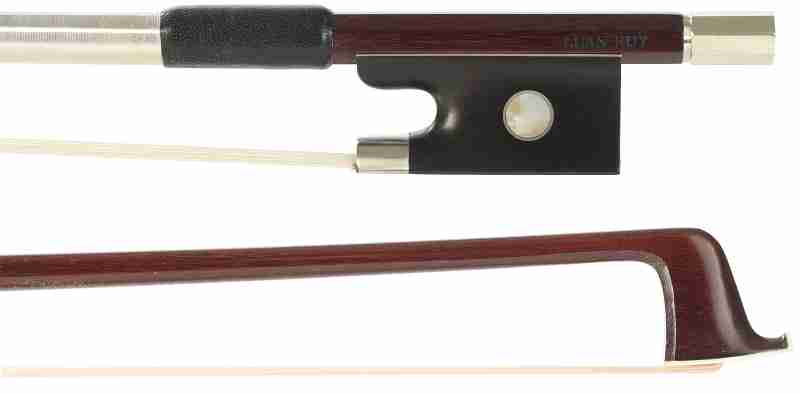 L'Archet Brasil Half Lined Nickel Mounted Pernambuco Violin Bow - 3/4 Size