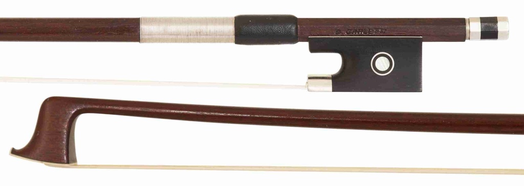 L'Archet Brasil Fully Lined Nickel Pernambuco Violin Bow - 1/4 Size