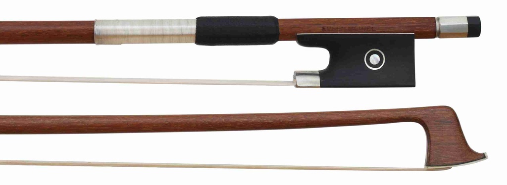 Nickel Mounted Violin Bow, stamped Eugen Meinel