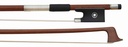 [vnb1811] Nickel Mounted Violin Bow, stamped Eugen Meinel