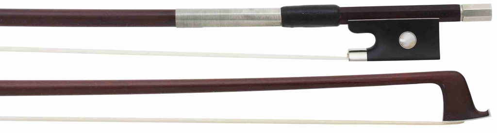 L'Archet Brasil Half Lined Nickel Mounted violin Bow, 3/4 Size (lightly used)