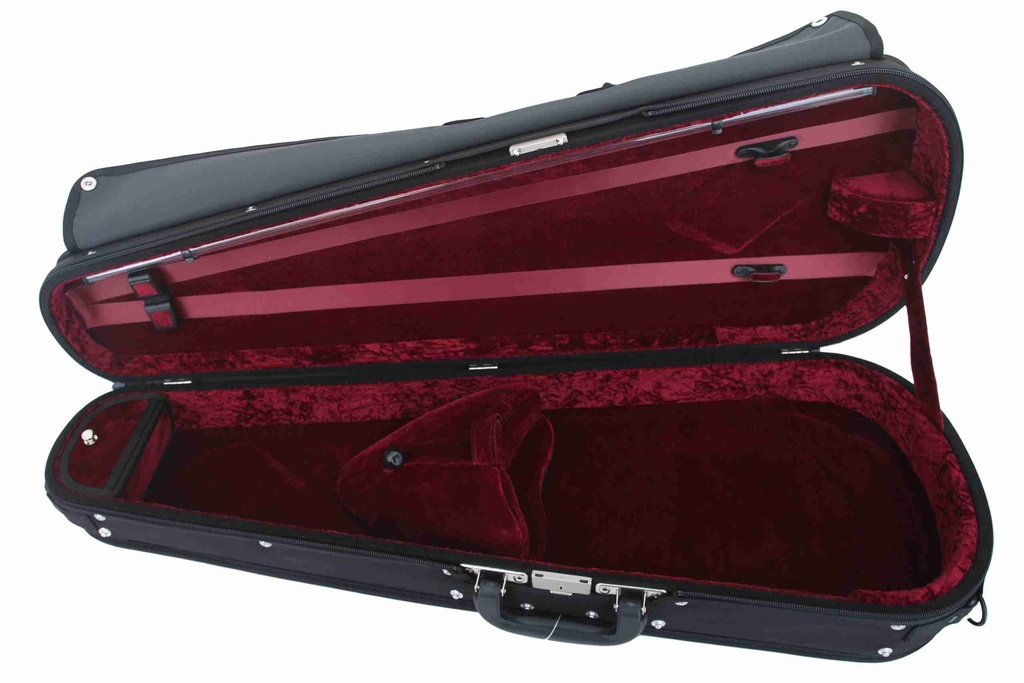 Gewa Concerto Variante Shaped Viola Case - Red Interior