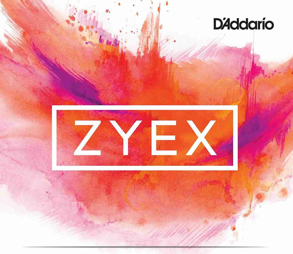 Zyex Violin String Set w/ Silver D, Medium Tension 4/4 Size
