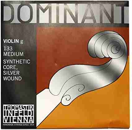 Dominant Violin G String, Silver Wound, 4/4 Size