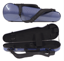 Carlisle Prestige Shaped Violin Case, Blue Carbon