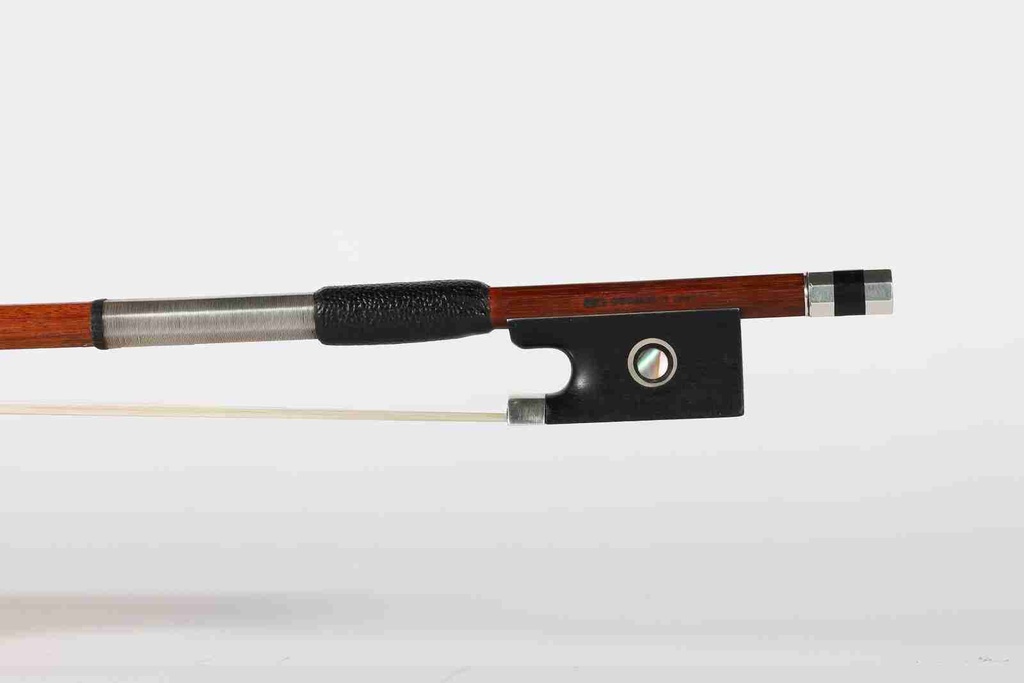 Silver Mounted John Norwood Lee Violin Bow From the Estate of Isaac Stern