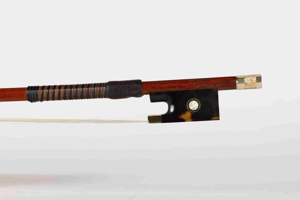 Gold Mounted John Norwood Lee Violin Bow