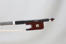 [vcb3855] Carbon Fiber Cello Bow With Snakewood Frog Branded Evolve   