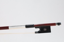 [vnb3941] Nickel Mounted Pernambuco Violin Bow Branded G. Werner  