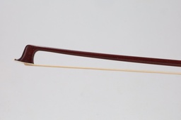 [vnb4020] Nickel Mounted Pernambuco Violin Bow Branded G. Werner  