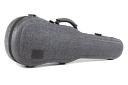 [300121] GEWA Violin Case, Bio-S, Shaped, Grey/Black, 4/4