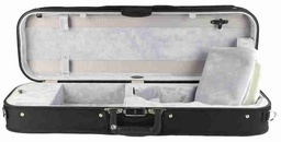 [1002L-4] Bobelock Oblong Violin Case with Velour Lining - 1/4 Size