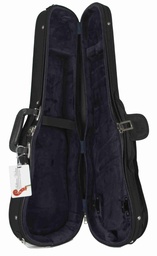 [1007L3] Bobelock Velour Lined Shaped Violin Case - 1/2 Size