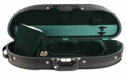 [1047V2] Bobelock Half Moon Violin Case with Velvet Interior - 1/2 Size