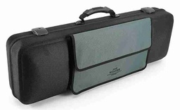 [WIN9623] Winter Green Line Violin Oblong Case, with Pocket - 3/4 - 4/4 Size