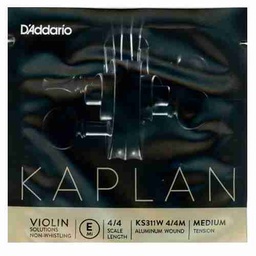 [KS311W 4/4M] Kaplan Non-Whistling Violin Aluminum Wound E String, 4/4 Scale