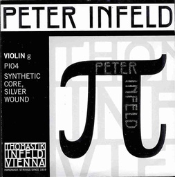 [Peter Infeld G] Peter Infeld Violin G String, Synthetic Core with Silver Winding, 4/4 Size