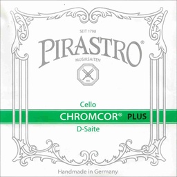[Chromcor Plus D] Chromcor Plus by Pirastro Cello D String, 4/4 Size