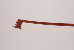 [vnb3683] Nickel Mounted Massaranduba Violin Bow Branded J. Silva